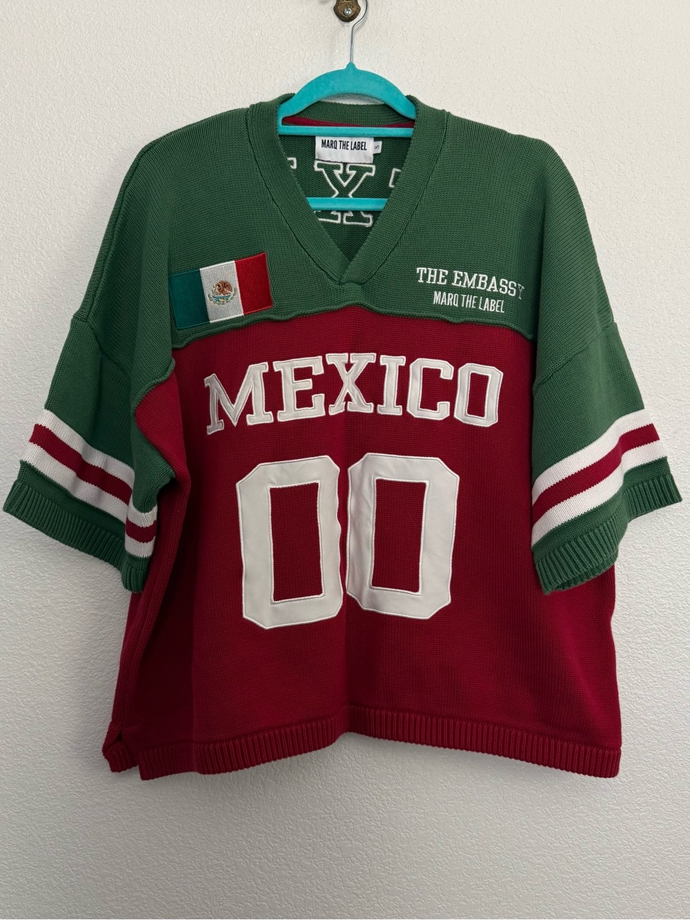 Marq The Label The Embassy Mexico Knit Jersey Oversized Fit Small